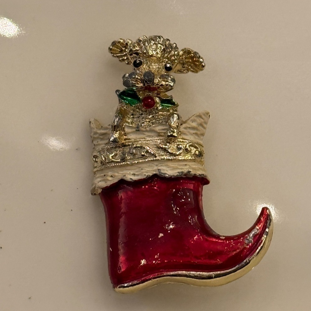 Gerry’s marked vintage christmas brooch - Picture 6 of 7